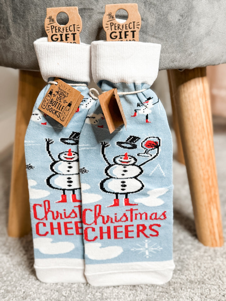 Christmas Bottle Socks
