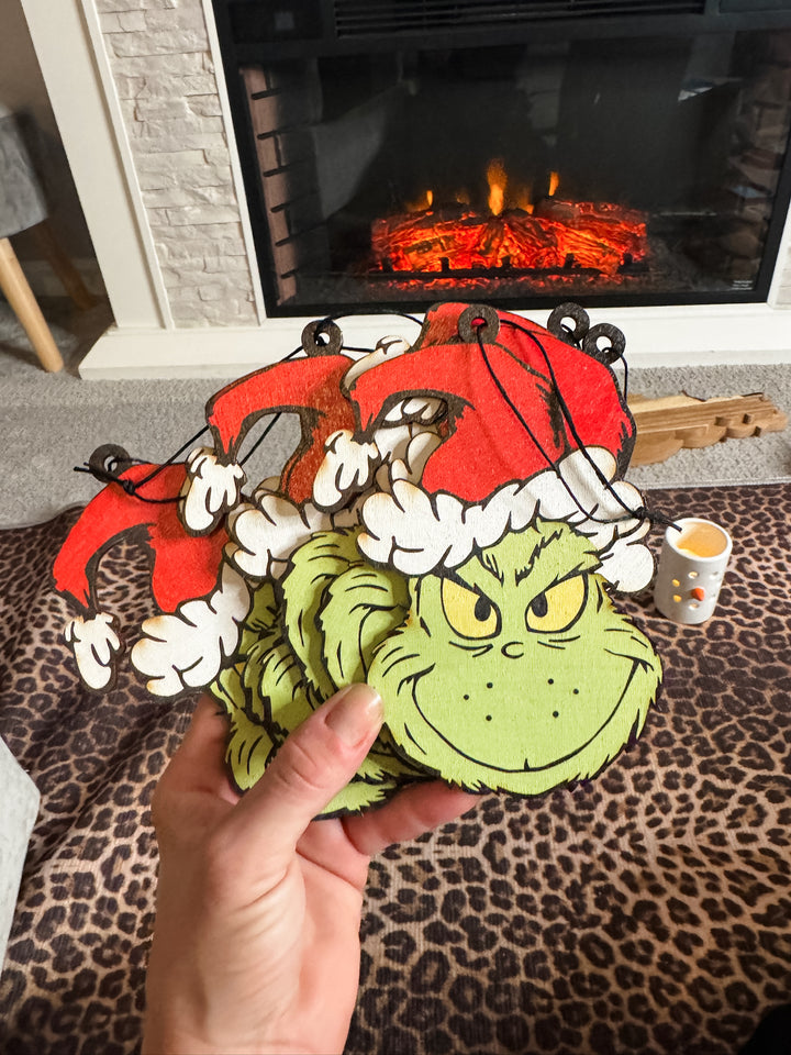 Wooden G Man Ornament