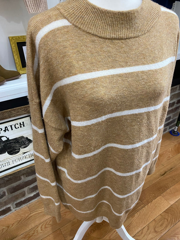 AND Tan/Cream Sweater-M