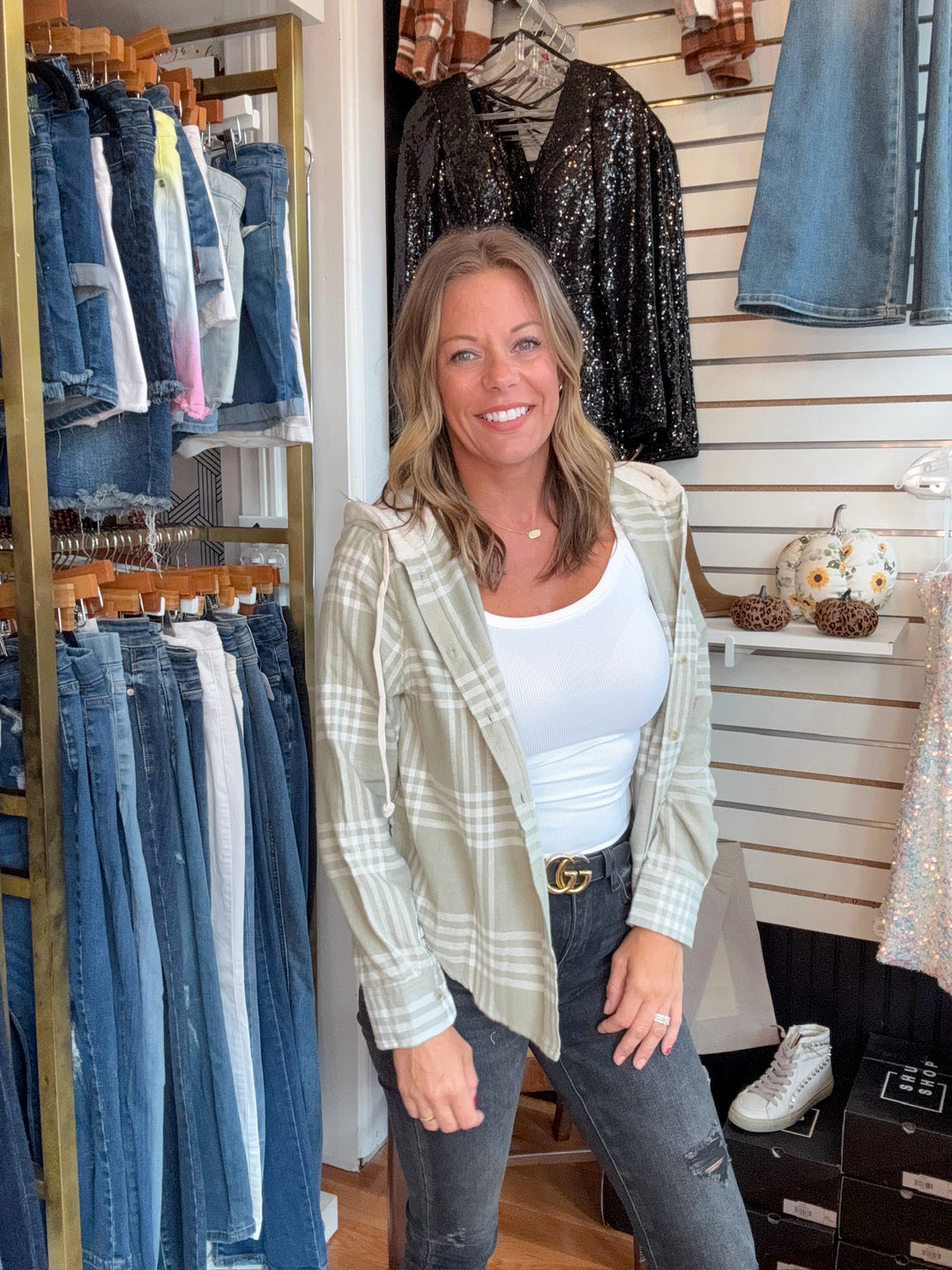 Notched Lapel Long Sleeve Coat