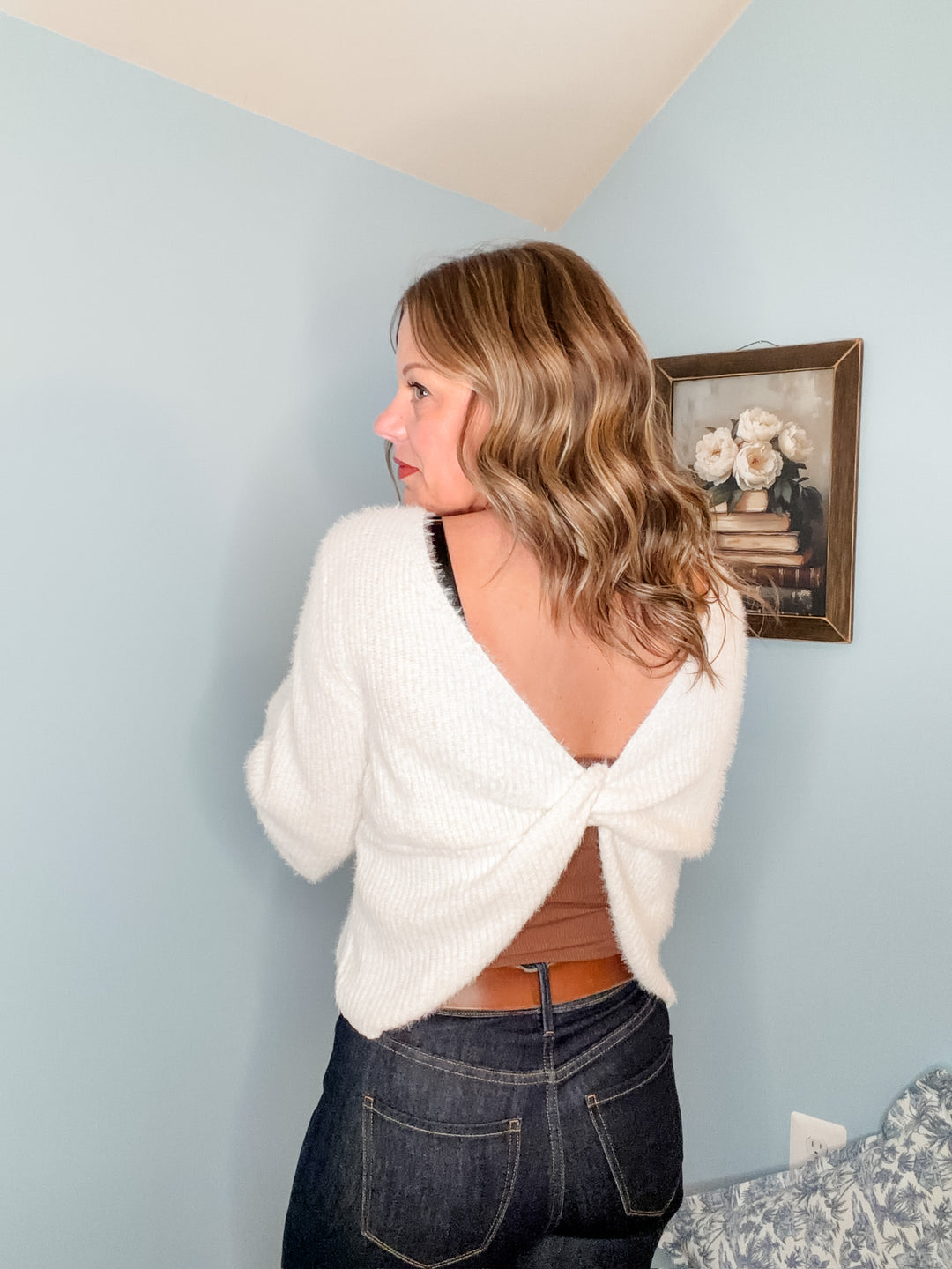 Cozy Twist Knot Top