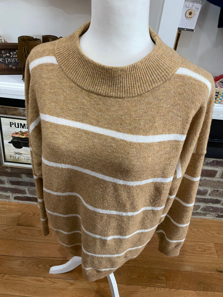 AND Tan/Cream Sweater-M