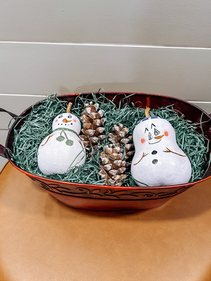 Snowman Gourds