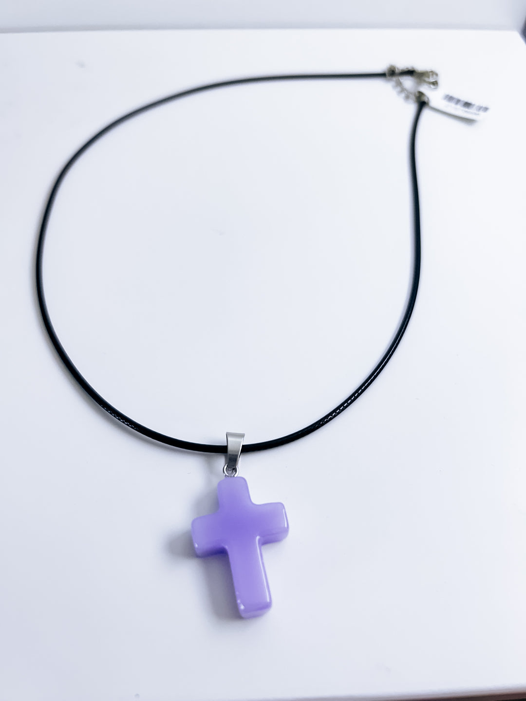 Corded Cross Necklace