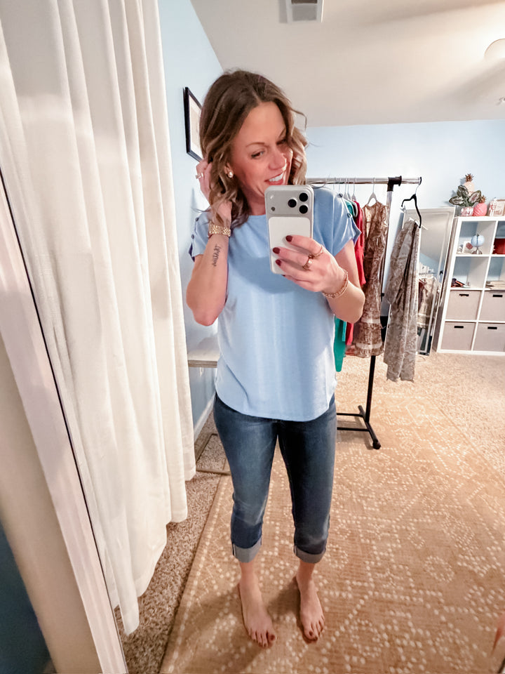 Judy Blue Cuffed Capri