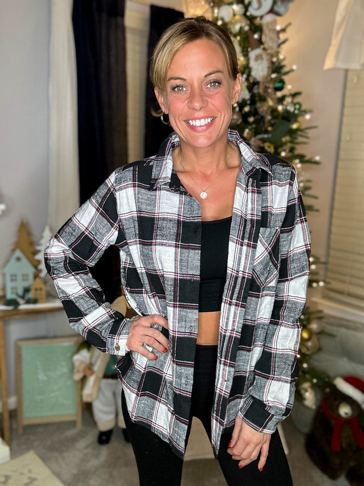 Traditional Flannel - The Teal Antler Boutique
