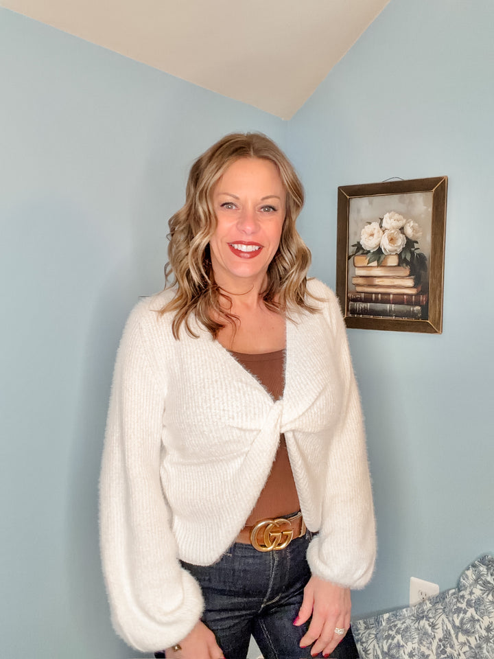 Cozy Twist Knot Top