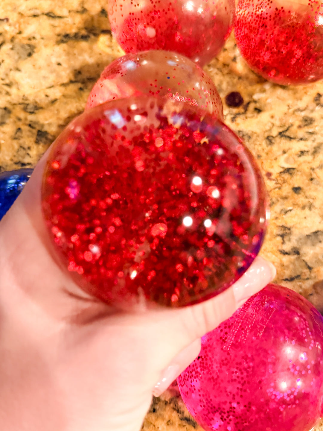 Glitter Squishy Ball