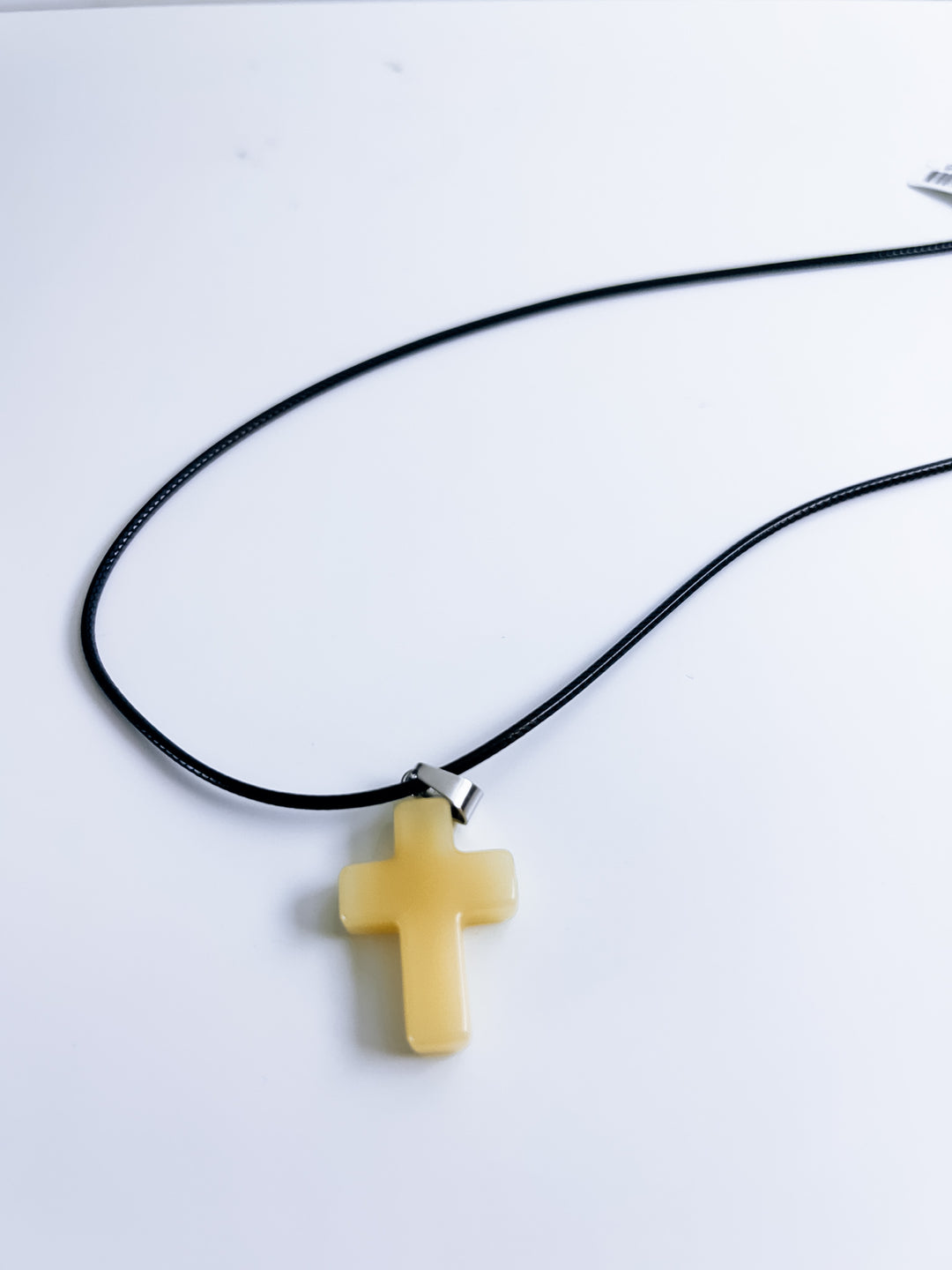 Corded Cross Necklace