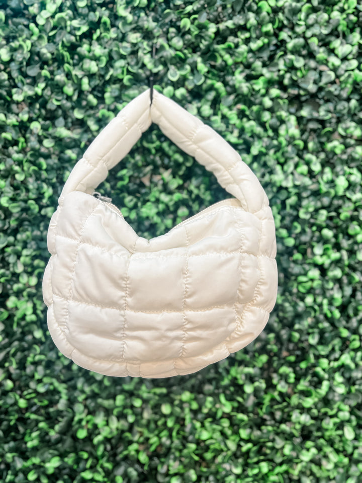 QUILTED MICRO PUFFY HANDBAG - The Teal Antler Boutique