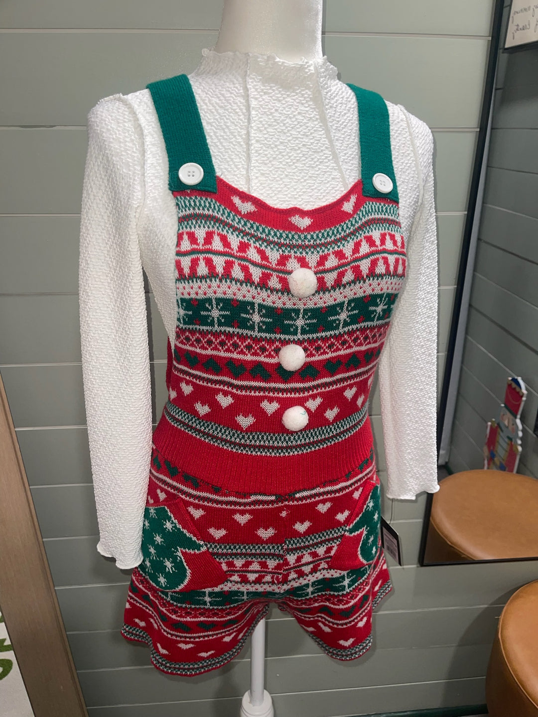 Holiday Overalls Small