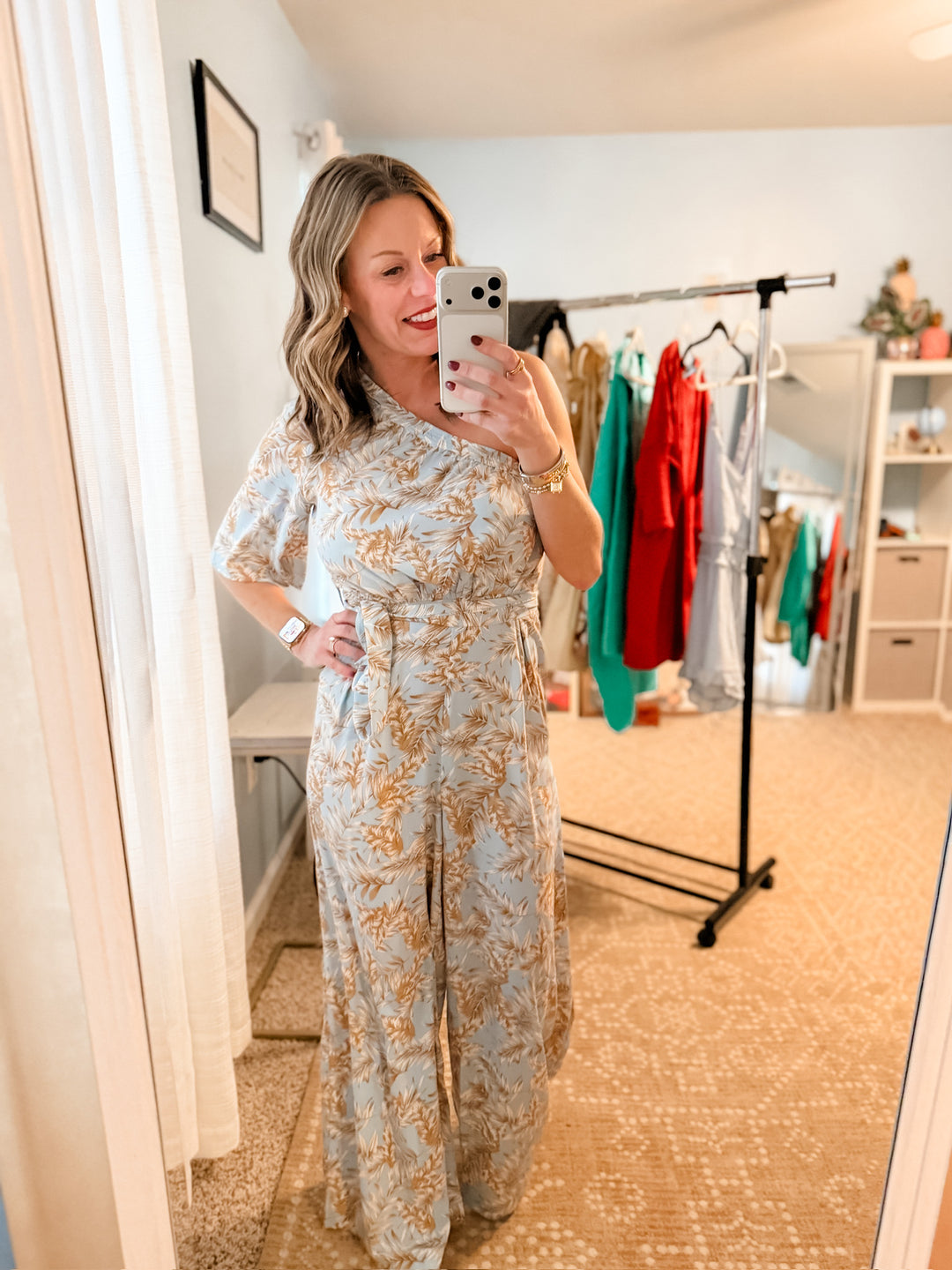 One Shoulder Jumpsuit