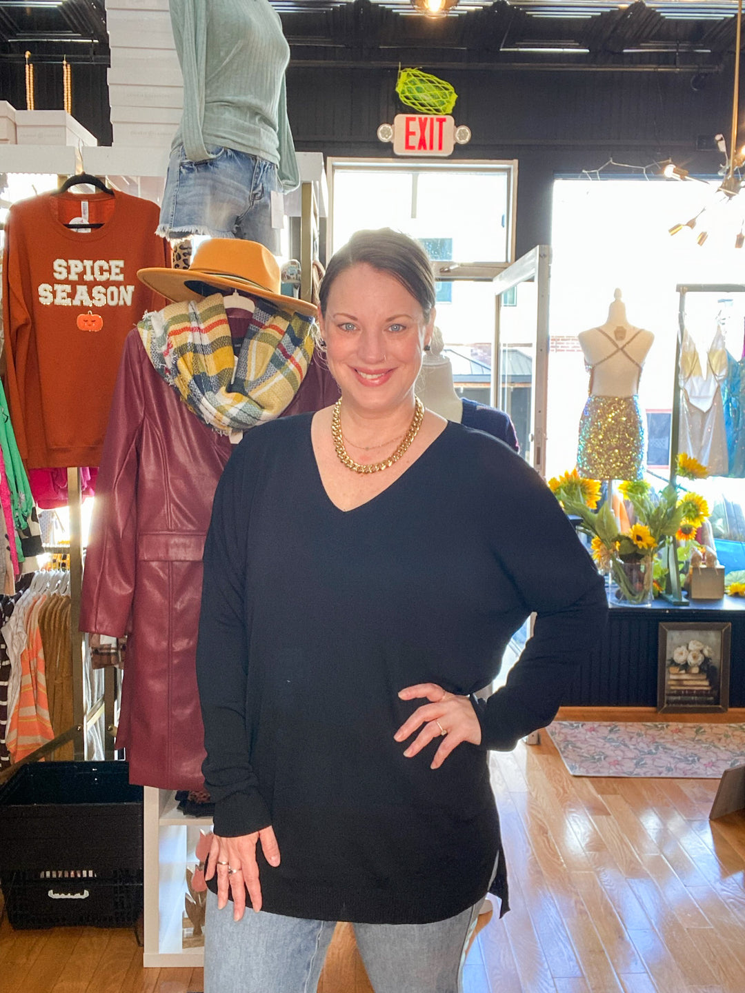 Comfy V Neck Sweater