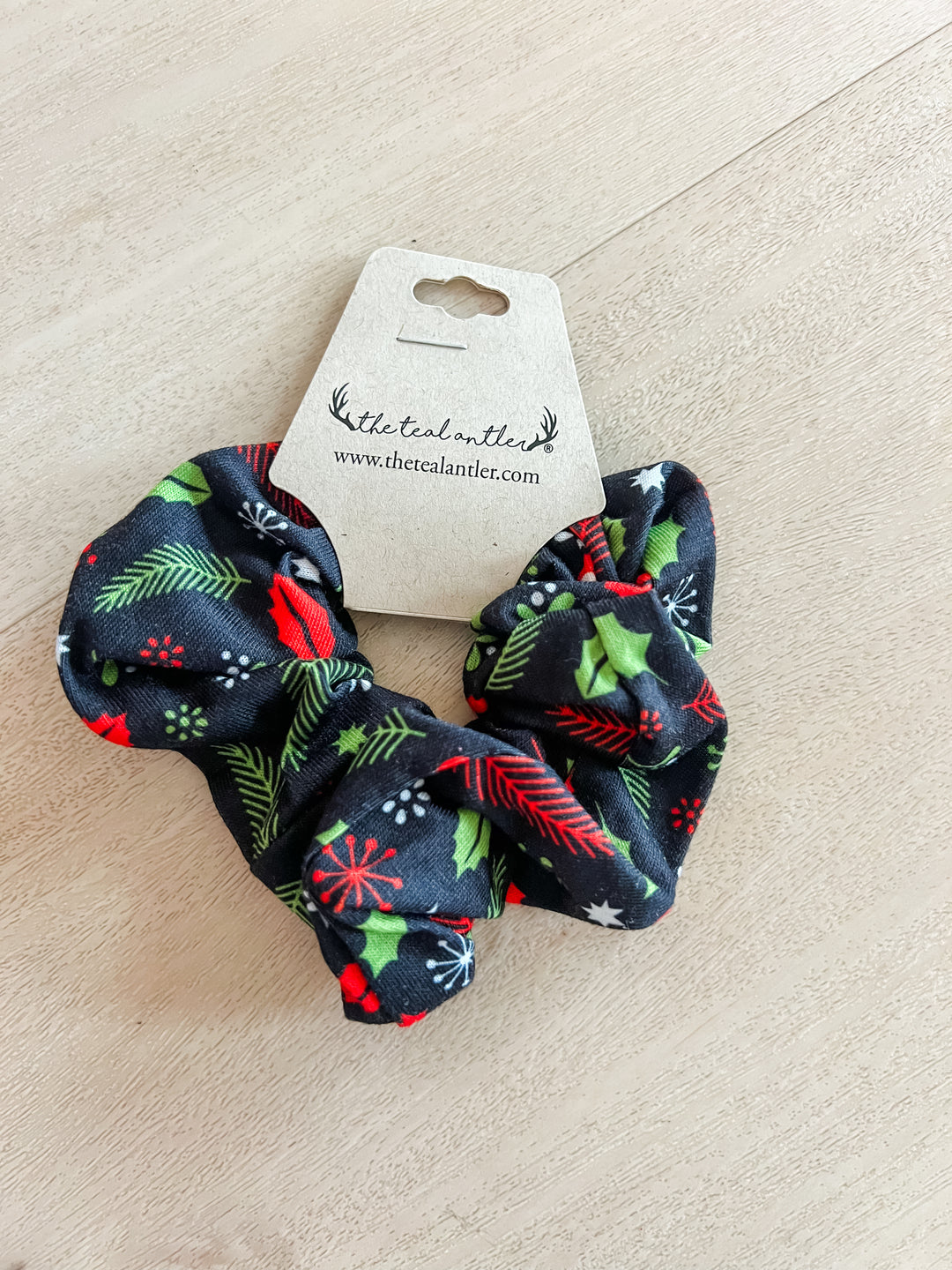 Holiday Theme Scrunchie - The Teal Antler Boutique