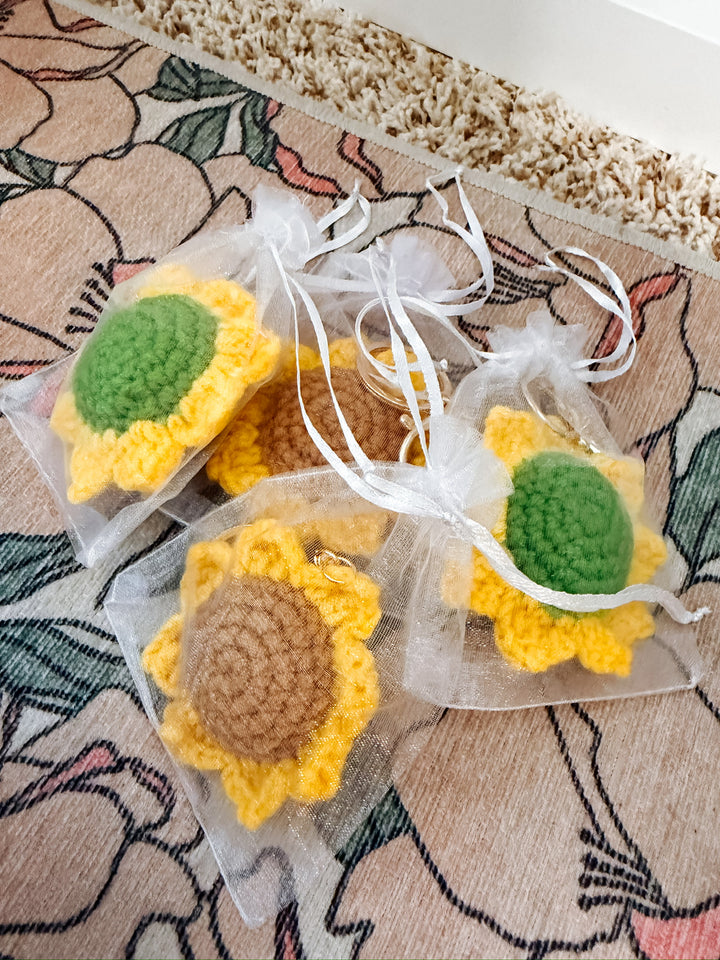 Sunflower Keychain