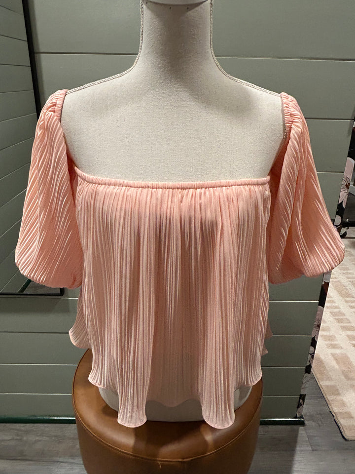 pink entro blouse