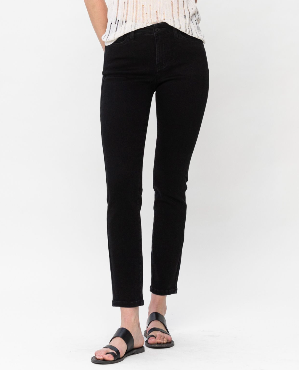 Judy Blue Black Slim Fit Jeans - The Teal Antler Boutique