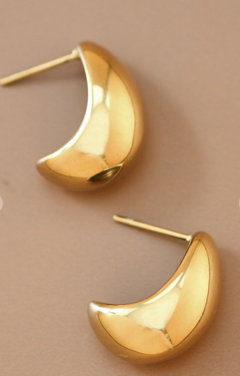 18k Waterproof Non-tarnish Stainless Steel Studs