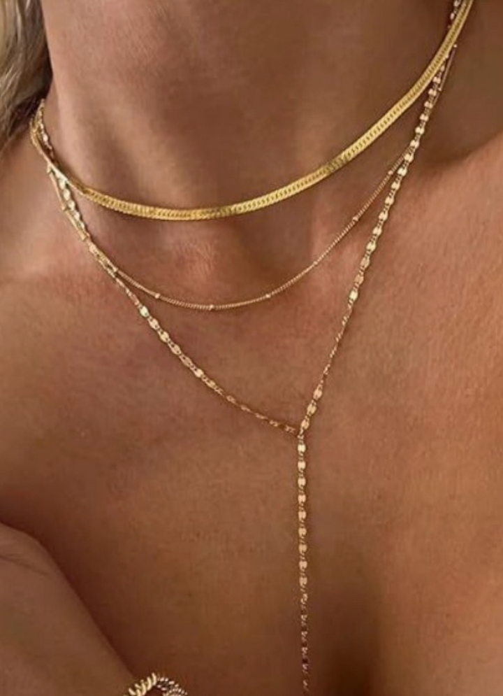 18k Stainless Steel Tarnish Free Y Necklace