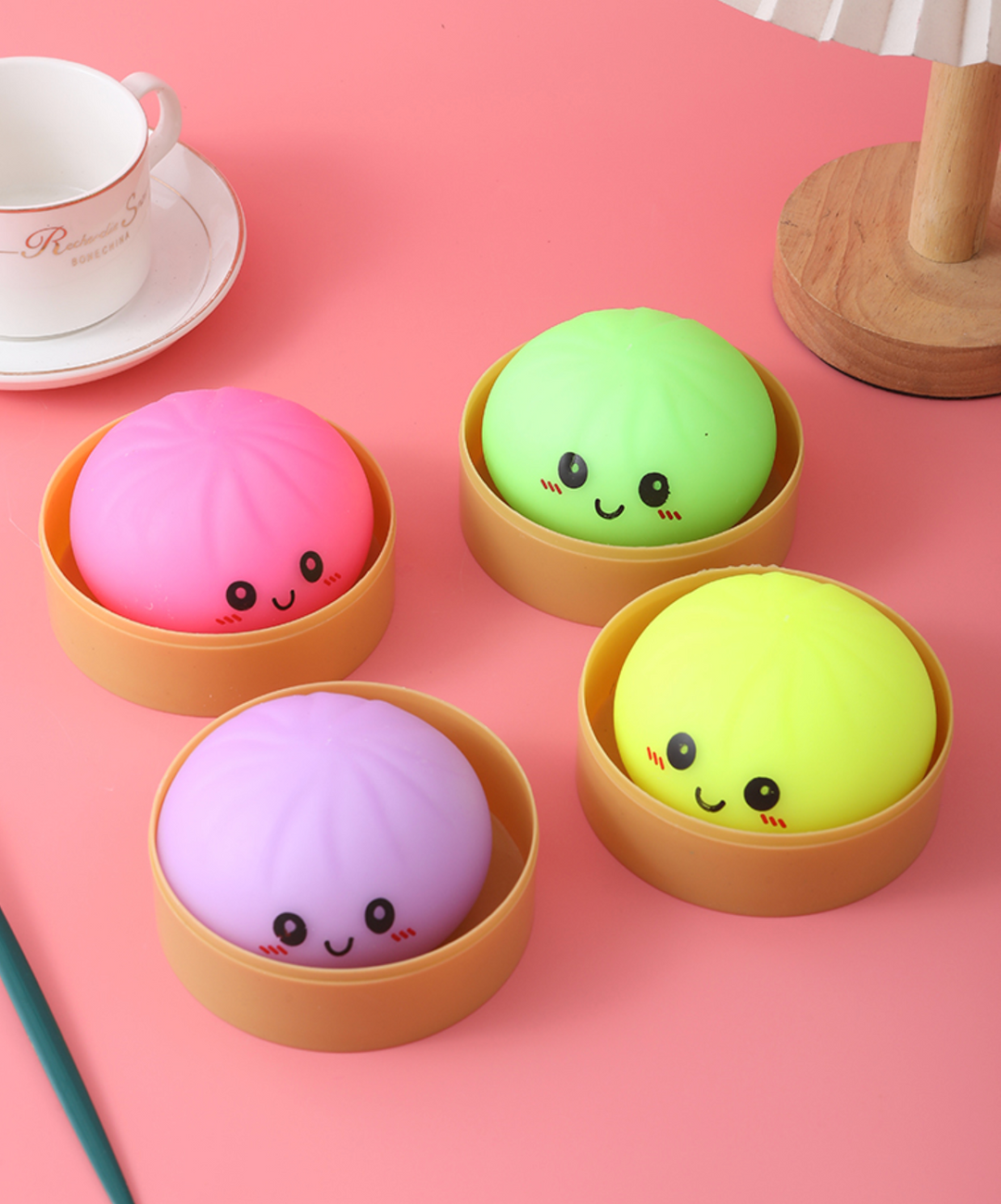 GLOW IN THE DARK DUMPLING STRESS RELIEF SQUISHY