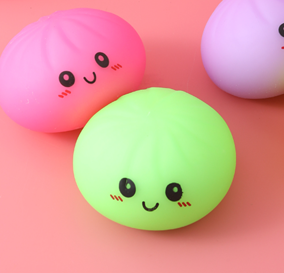 GLOW IN THE DARK DUMPLING STRESS RELIEF SQUISHY