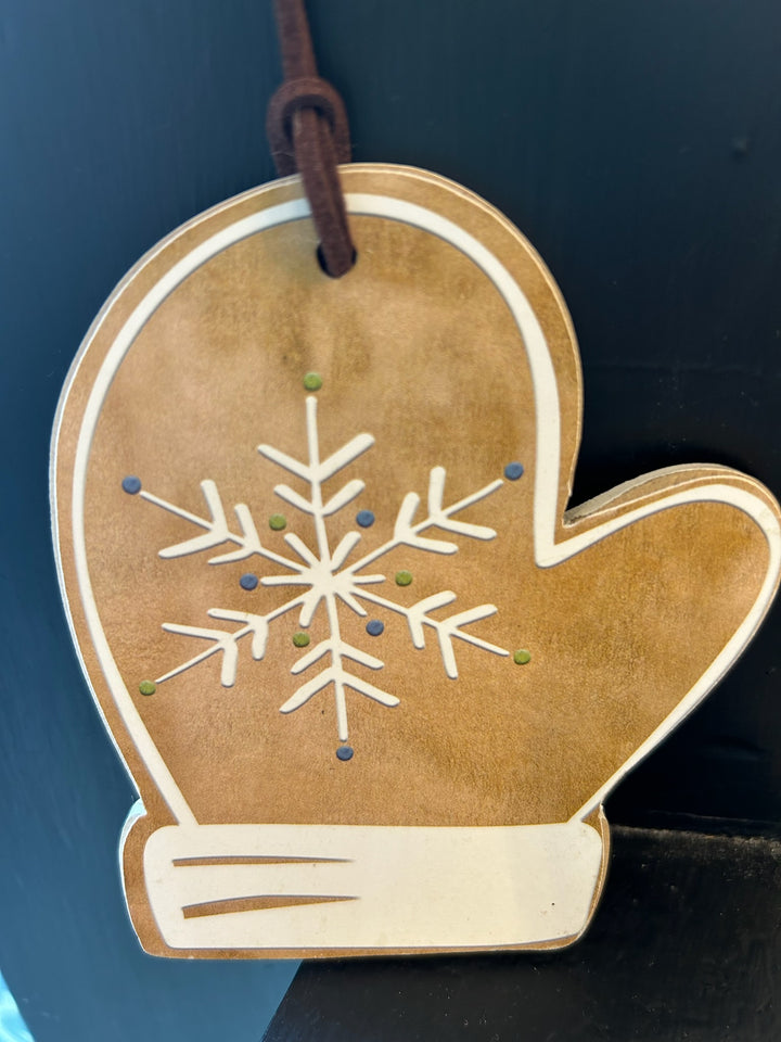Gingerbread Wooden Ornament