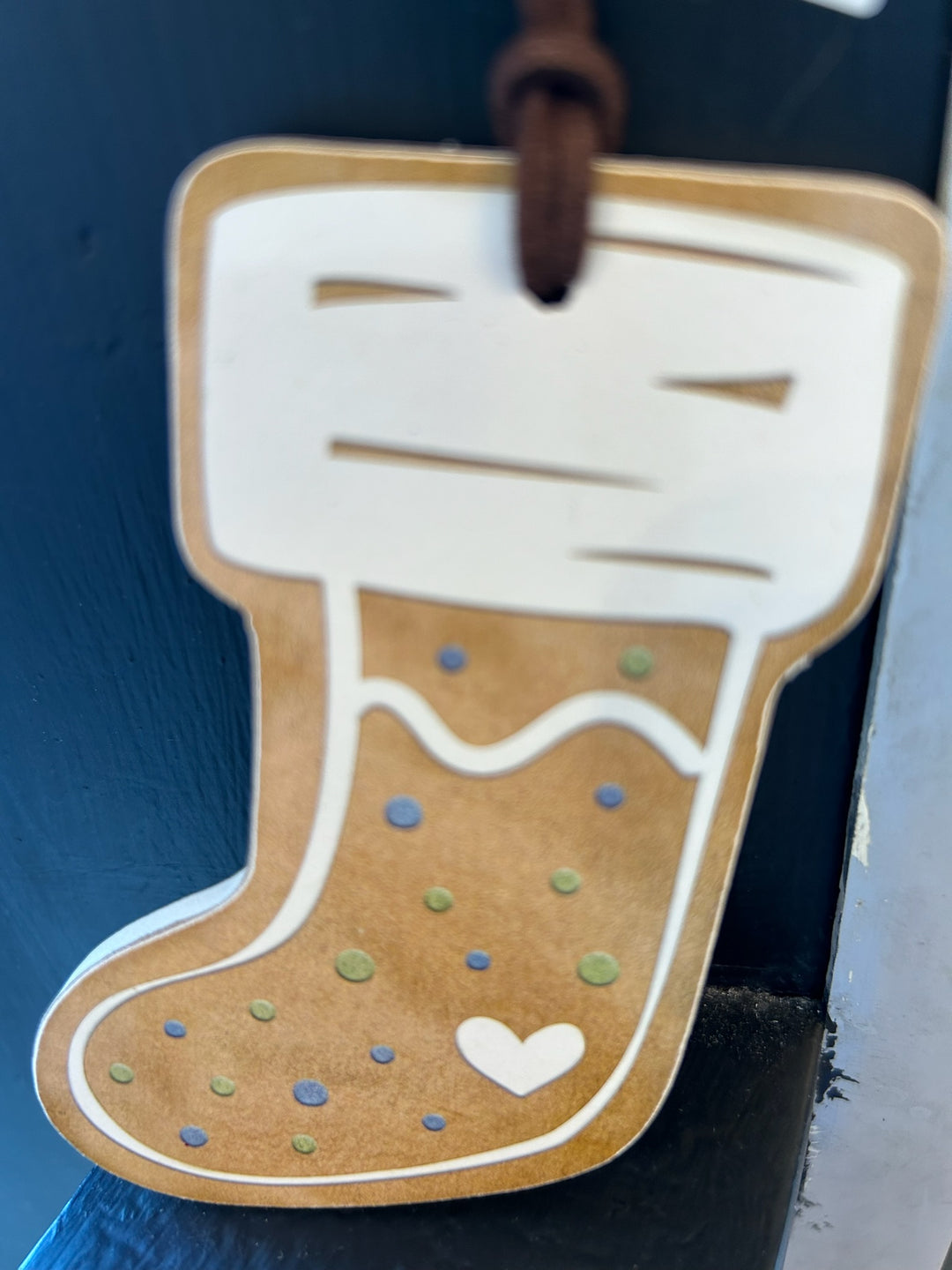 Gingerbread Wooden Ornament