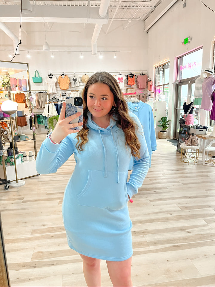Lazy Day Hoodie Dress - The Teal Antler Boutique