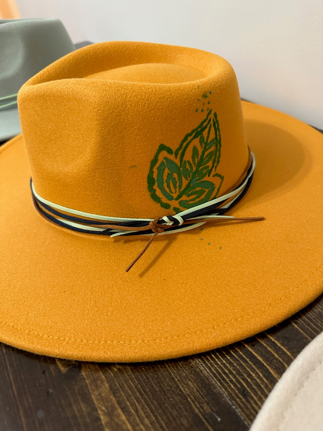 Custom Hat - Mustard Leaf - The Teal Antler Boutique