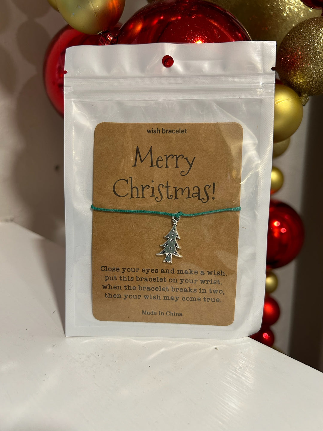 Merry Christmas Wish Bracelet