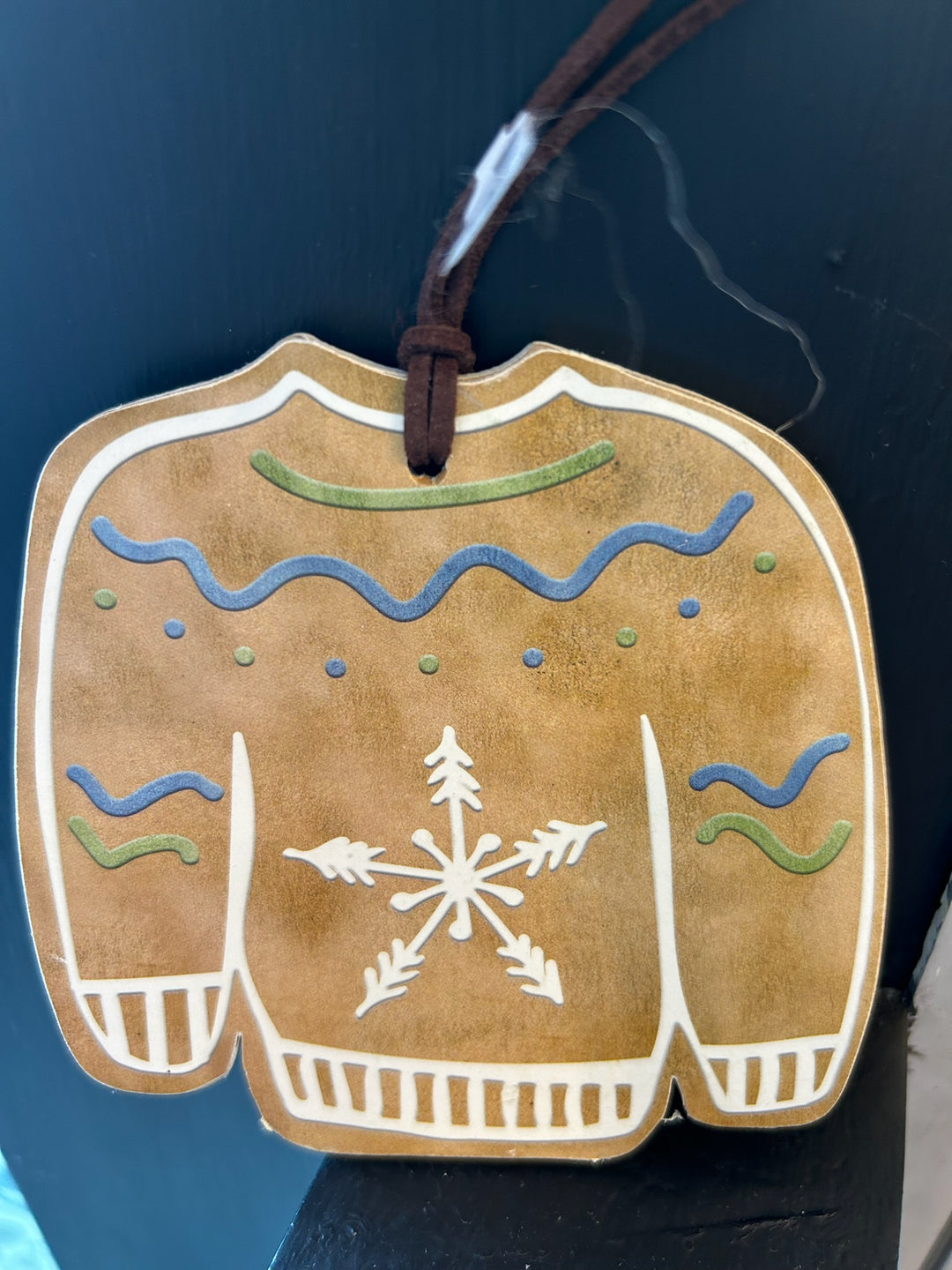 Gingerbread Wooden Ornament
