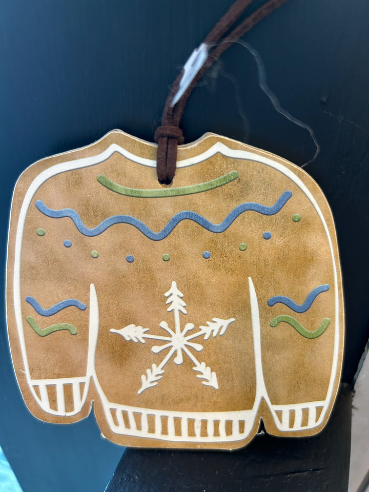 Gingerbread Wooden Ornament