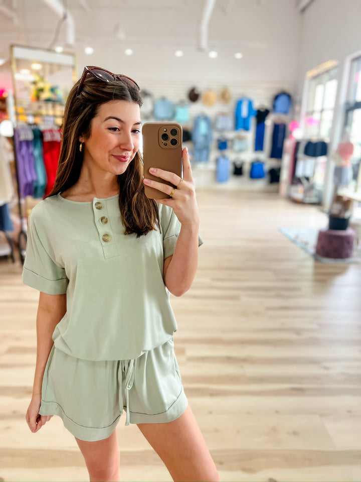 Easy Day Romper - The Teal Antler Boutique