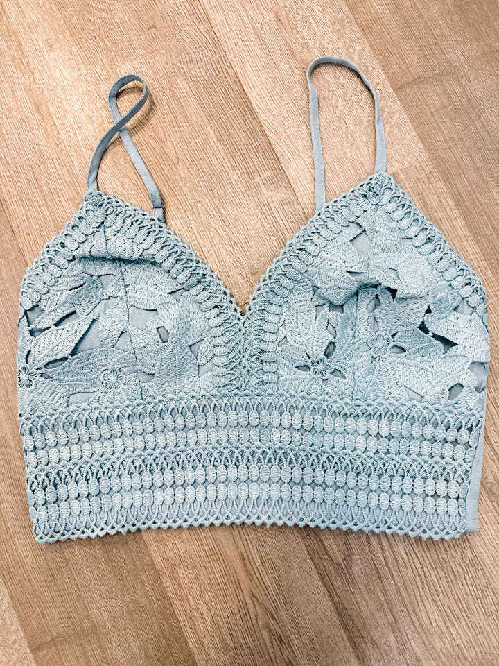 Lace Crop Top - The Teal Antler Boutique