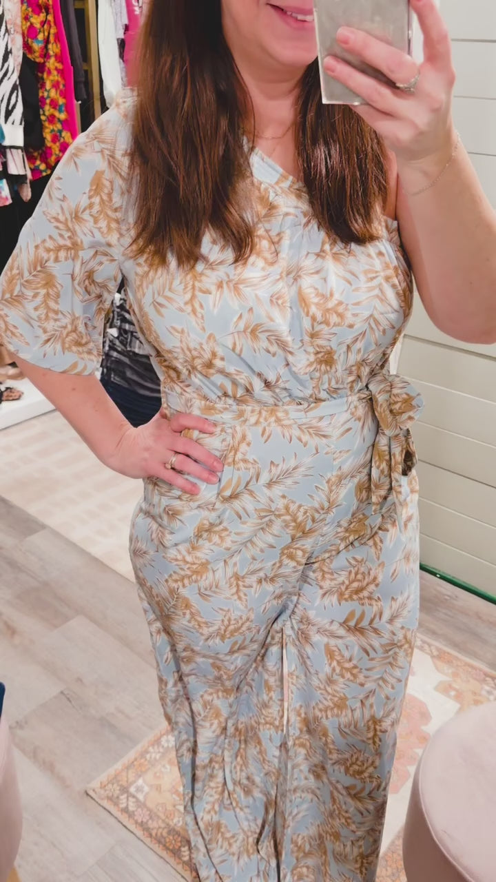 One Shoulder Jumpsuit