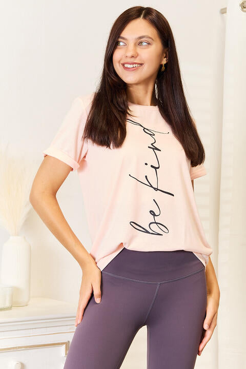 Simply Love BE KIND Graphic Round Neck T-Shirt - The Teal Antler Boutique