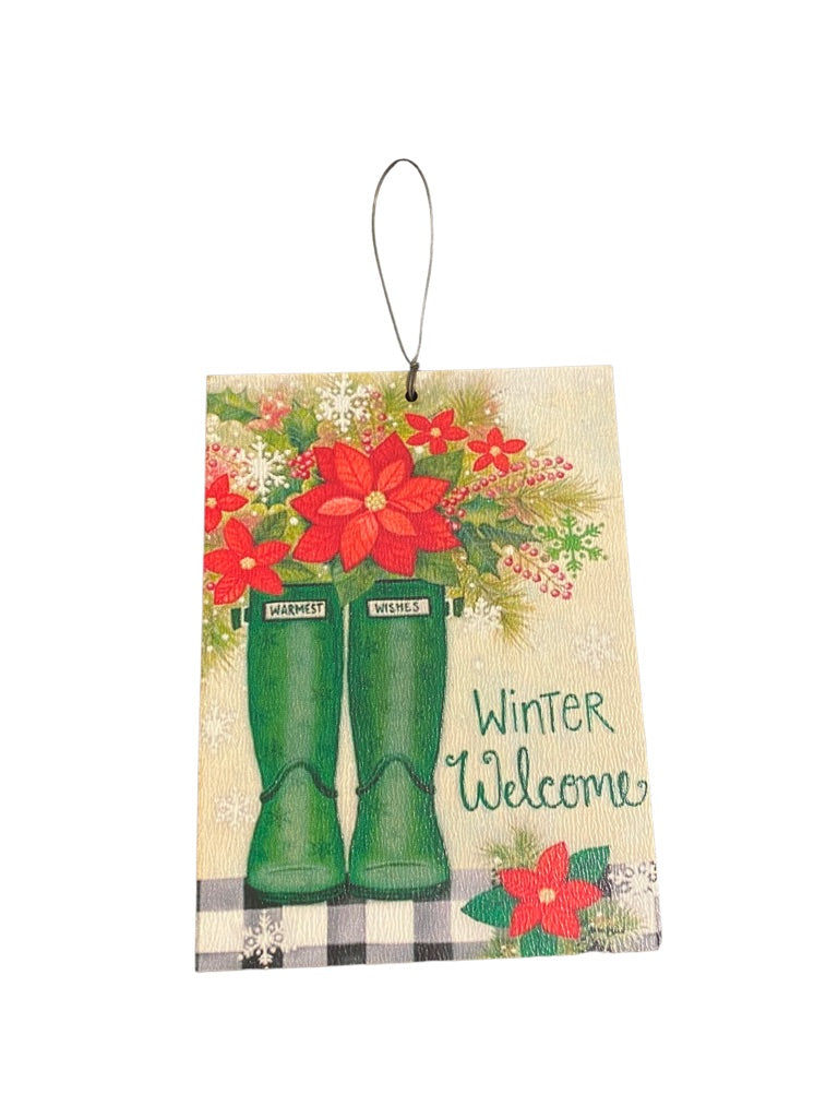 Winter Welcome Ornament - The Teal Antler Boutique