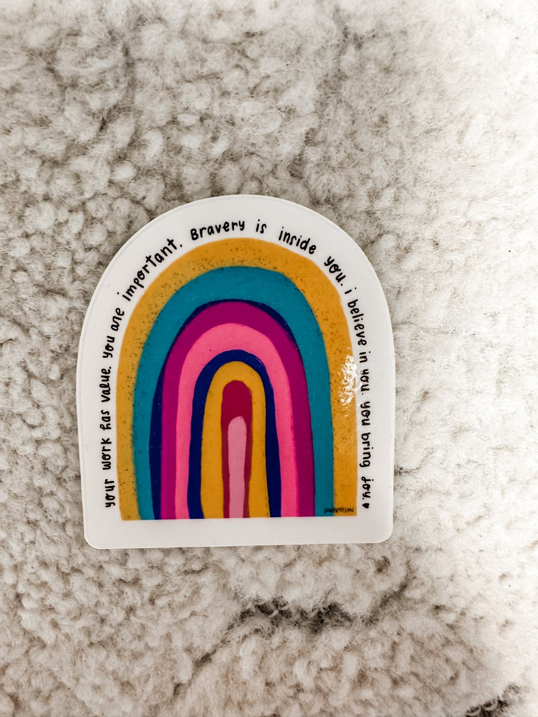 Rainbow Sticker - The Teal Antler Boutique