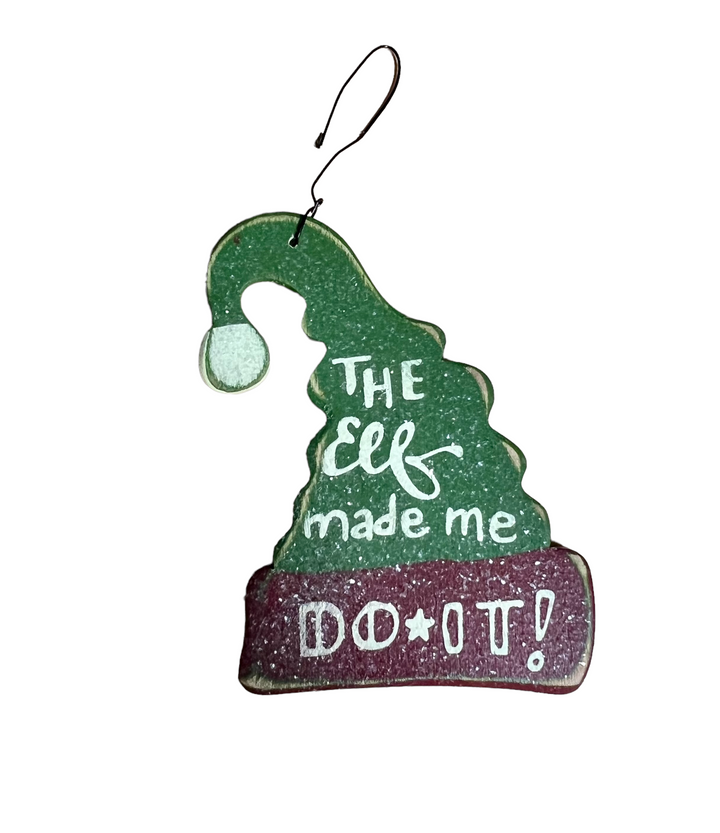 The Elf Ornament - The Teal Antler Boutique
