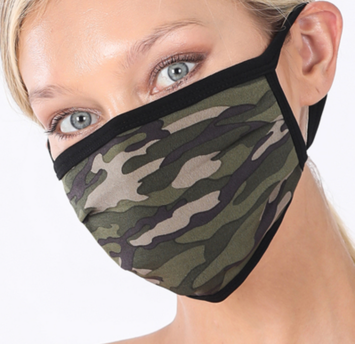 Camo Face Mask - The Teal Antler™