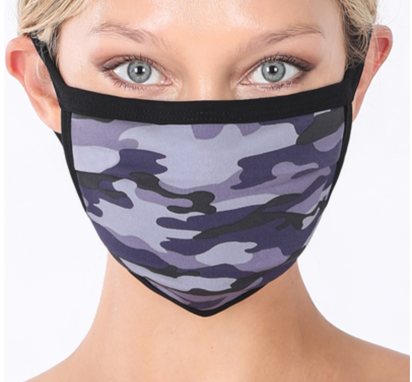Camo Face Mask - The Teal Antler™