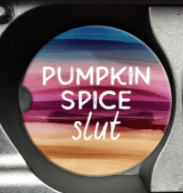 Pumpkin Splice Slut Car Coaster - The Teal Antler™