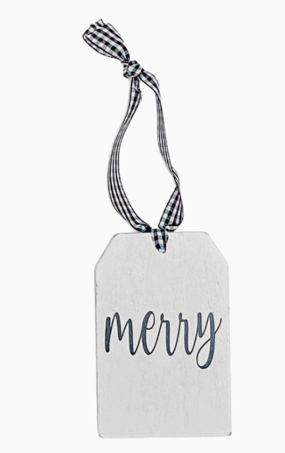 Merry Ornament Tag - The Teal Antler Boutique
