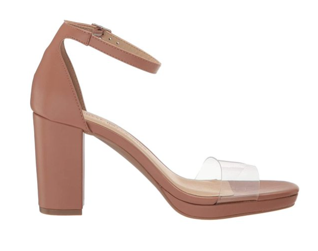 Teri Nude/Clear Heels - The Teal Antler Boutique