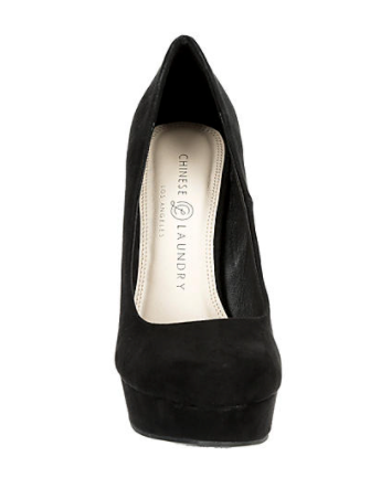 Wow Micro Suede Pumps - Black - The Teal Antler Boutique