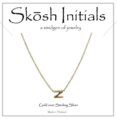 Skosh 2025 initial necklace