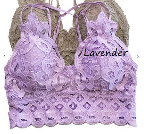 Bralette - Lavender - The Teal Antler Boutique