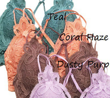 Bralette - Coral Haze - The Teal Antler Boutique