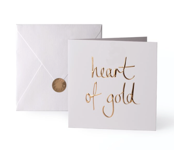 Heart of Gold Greeting Card - The Teal Antler Boutique
