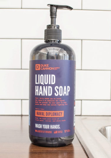 Liquid Hand Soap - Naval Diplomacy - The Teal Antler Boutique